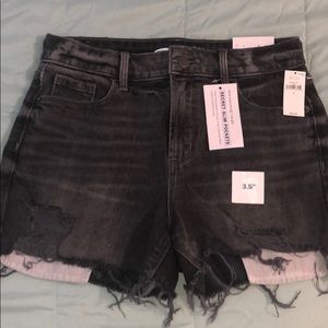 (2 for $20) Black jean shorts